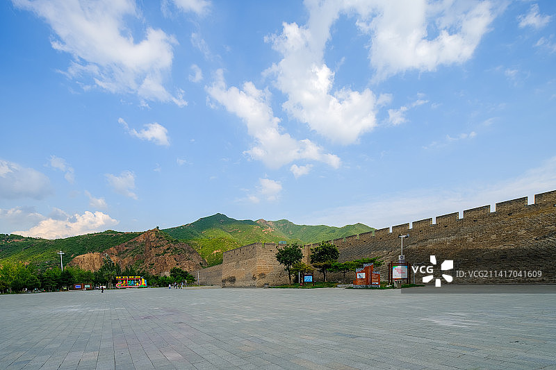 中国河北张家口地标建筑大境门图片素材