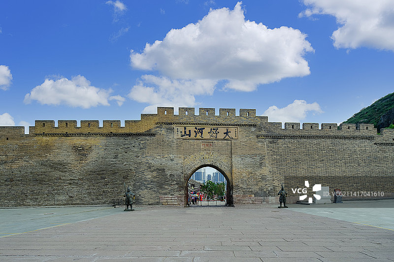 中国河北张家口大境门城楼图片素材