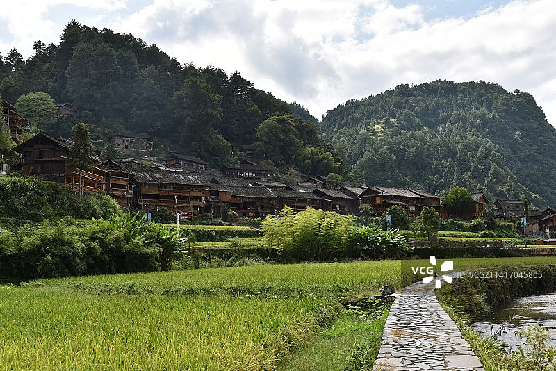 贵州雷山朗德苗寨图片素材