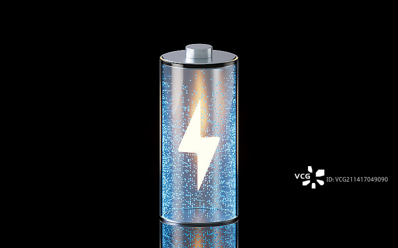 电池与电力能源3D渲染图片素材