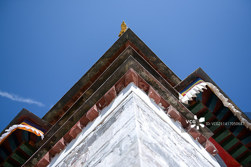 青海海北阿柔大寺寺庙图片素材