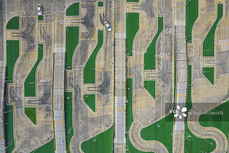 小型汽车科目考场 汽车驾驶员考场 驾驶员驾照考场 轿车驾照考试场地图片素材