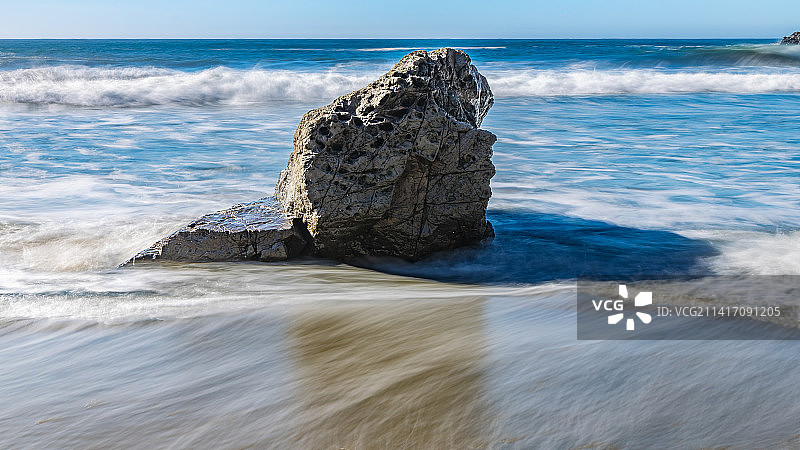 美国，美国，大海和天空的风景图片素材