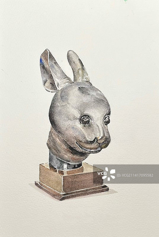 文物——兔首图片素材