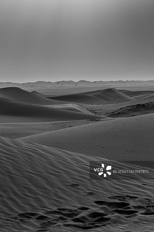 阿拉伯联合酋长国沙漠的壮丽景色图片素材