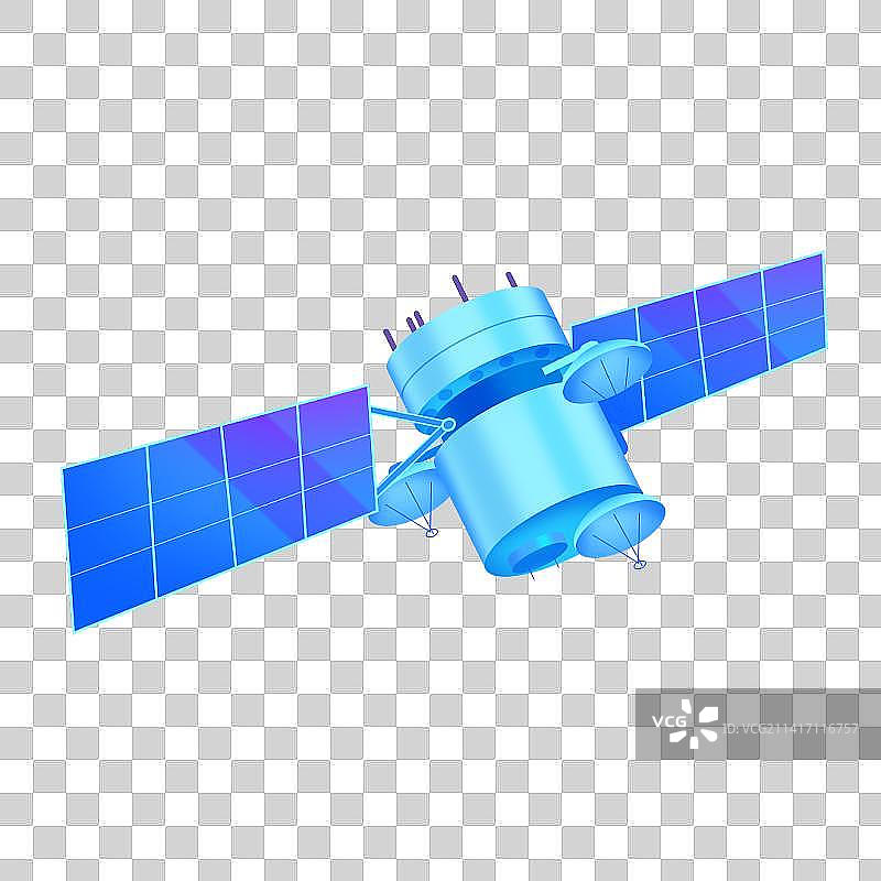 卫星插画图片素材