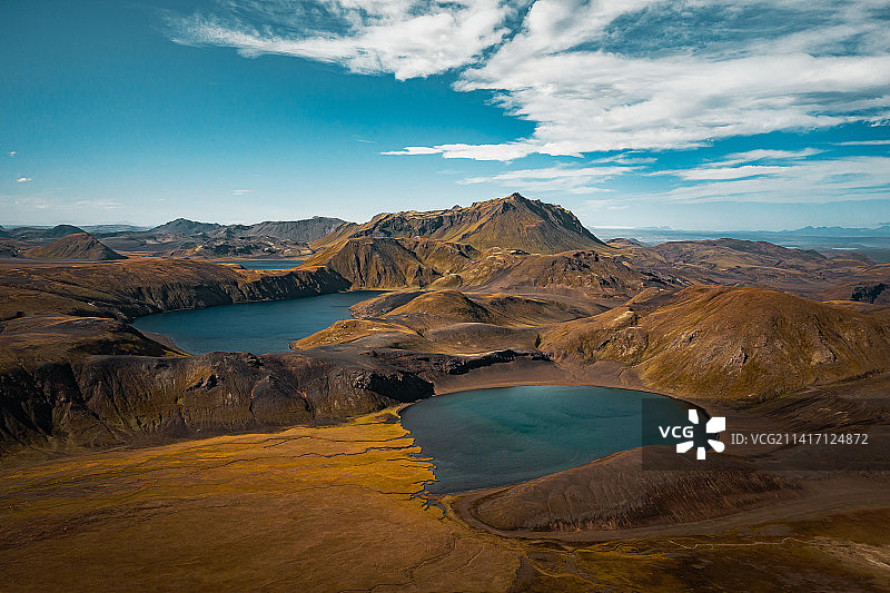 冰岛的湖光山色风光图片素材