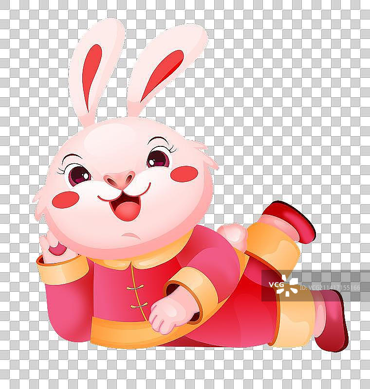 兔年年俗兔子-生肖兔子图片素材