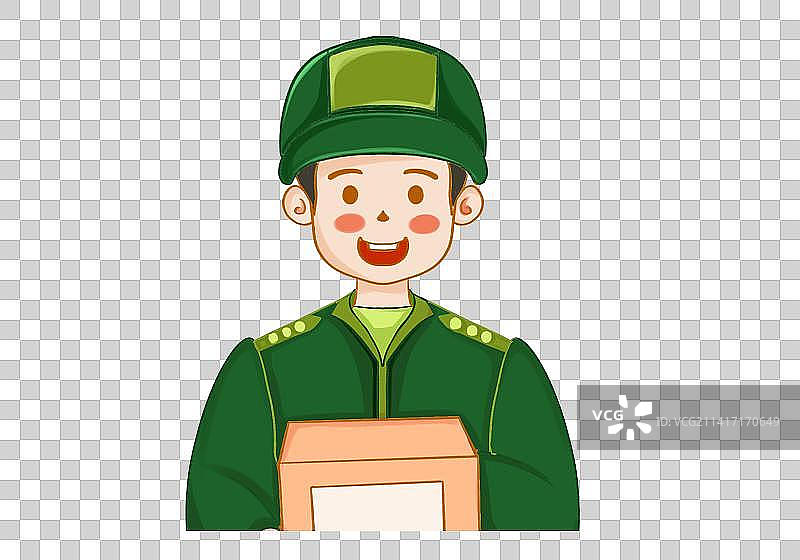 快递员头像图片素材