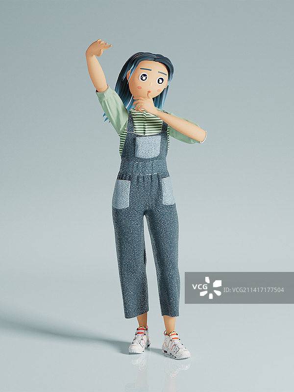 ip建模-女孩图片素材