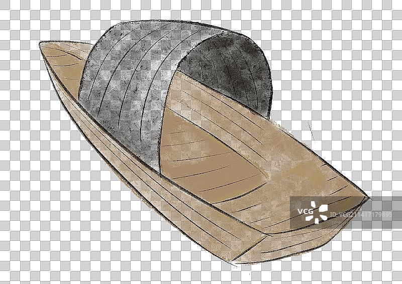 乌篷船图片素材