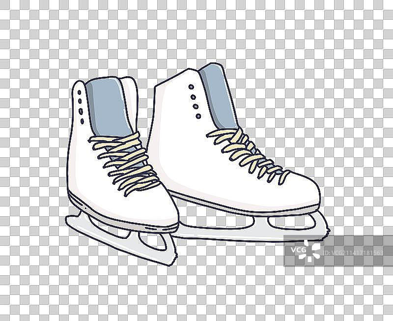 元素：滑冰鞋图片素材