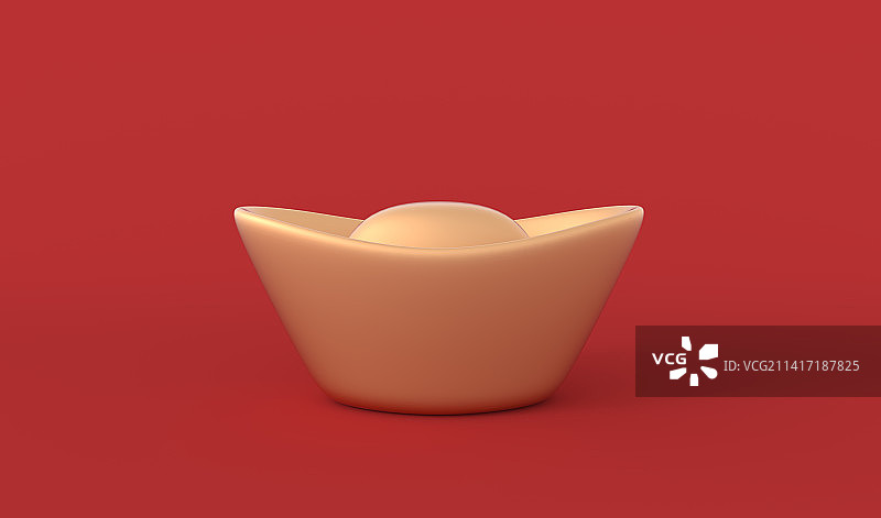 3D渲染的中国风概念插画图片素材