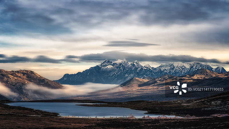 影记 | 康定红海子图片素材