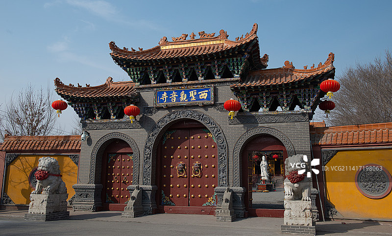 西圣观音寺（新疆昌吉）图片素材