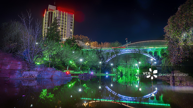 云南怒江兰坪县城玉屏公园街拍图片素材