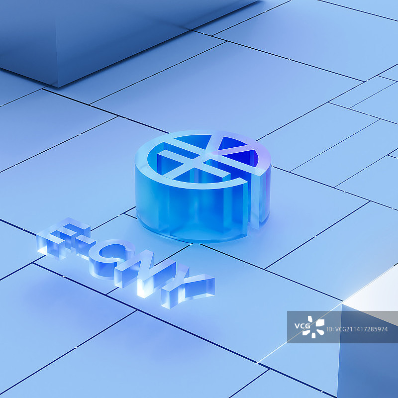 数字货币3D渲染图片素材