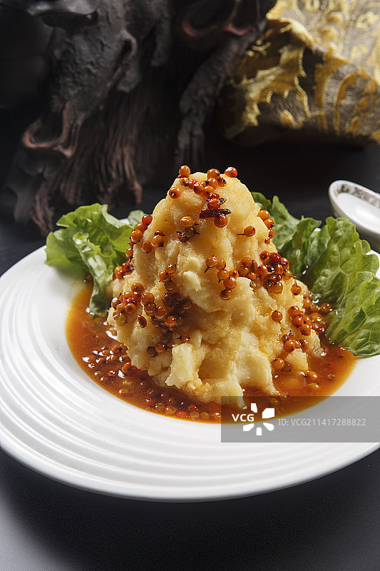 沙棘红薯泥图片素材