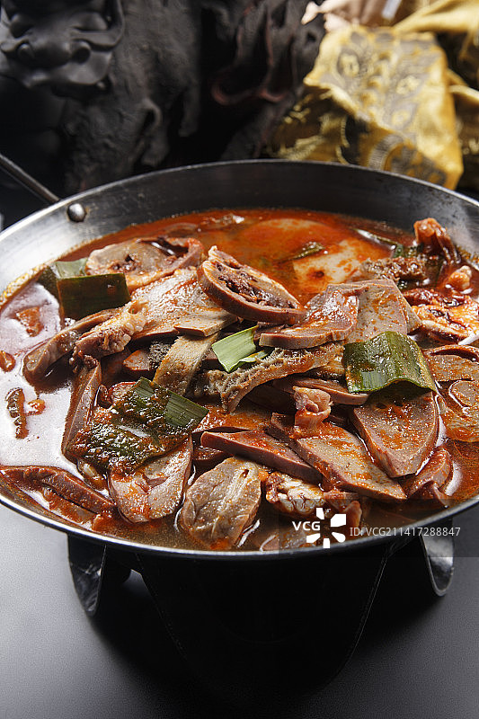 美味锅仔羊杂图片素材