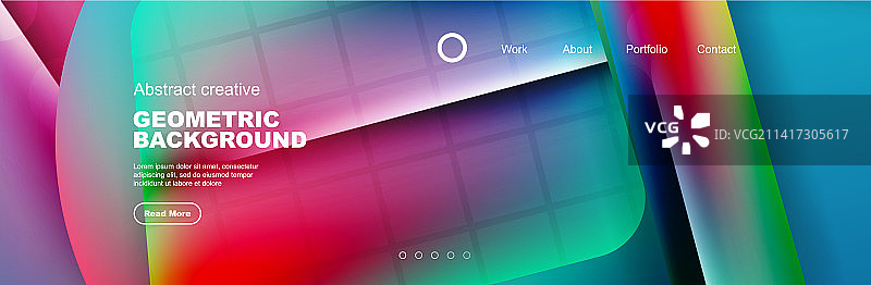 用于着陆页设计的抽象背景图片素材