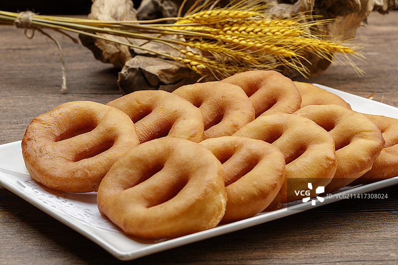 家常小油饼图片素材