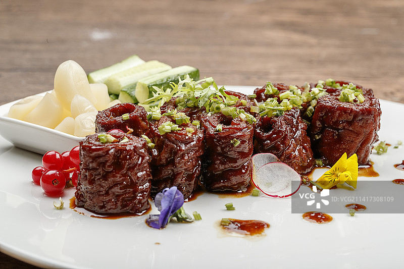 川味香辣九转大肠图片素材