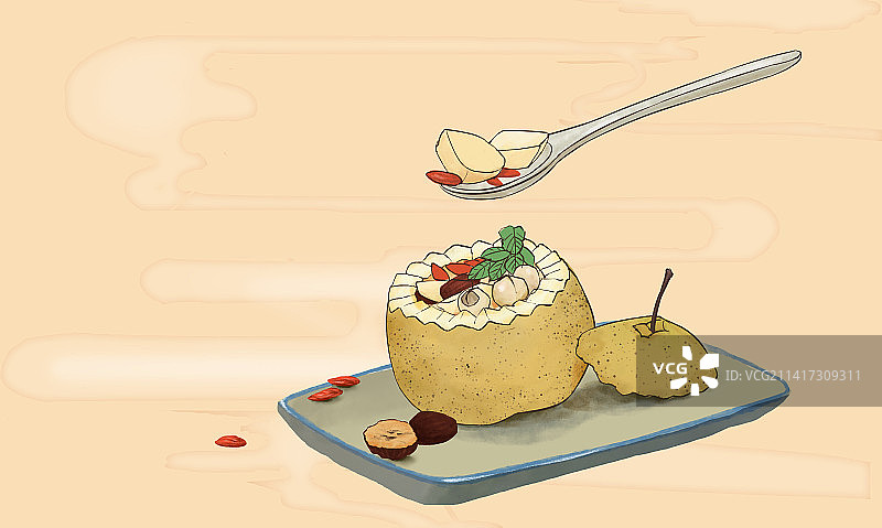 冰糖雪梨图片素材