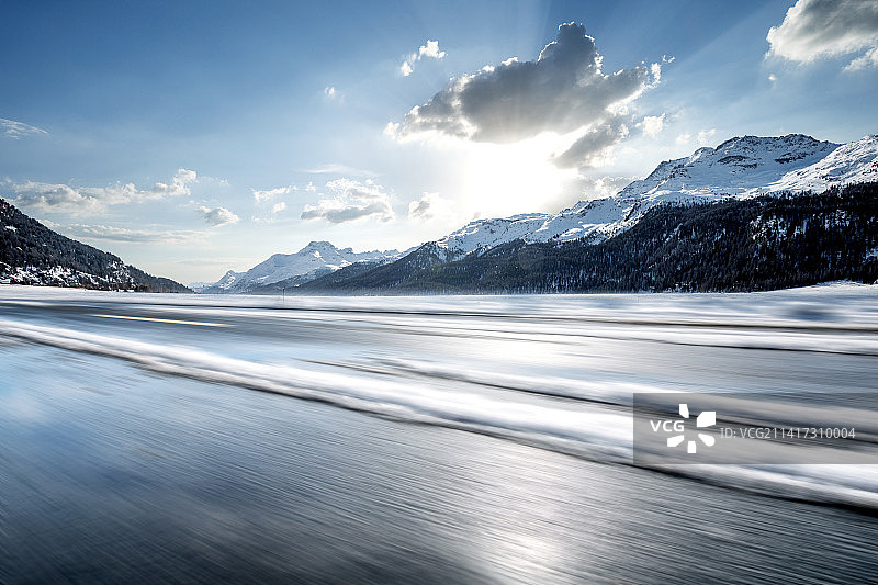 冰雪道路图片素材
