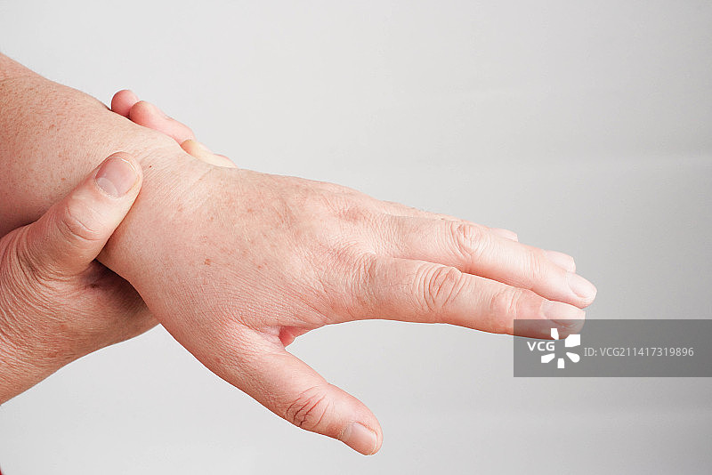 腱鞘炎手指疼痛图片素材