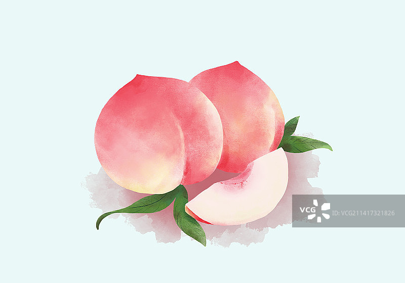 水蜜桃图片素材