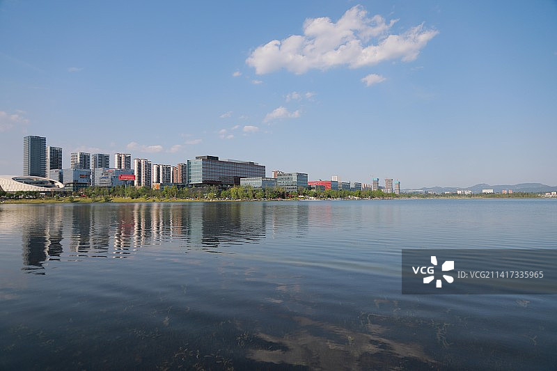 成都市兴隆湖湿地公园图片素材