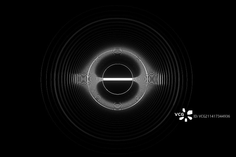 霓虹灯隧道空间背景3D渲染图片素材