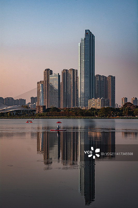 武汉汉阳月湖公园图片素材