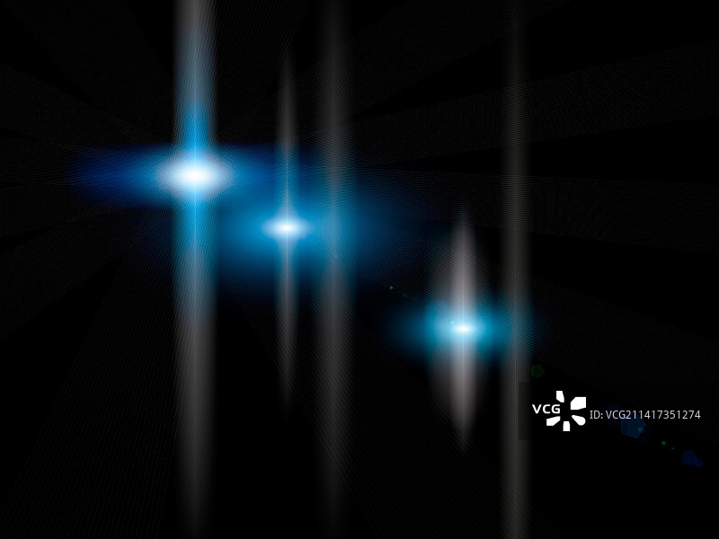 灯光科技光效镜头光晕黑色背景素材图光束闪烁发光放射闪亮炫光图片素材