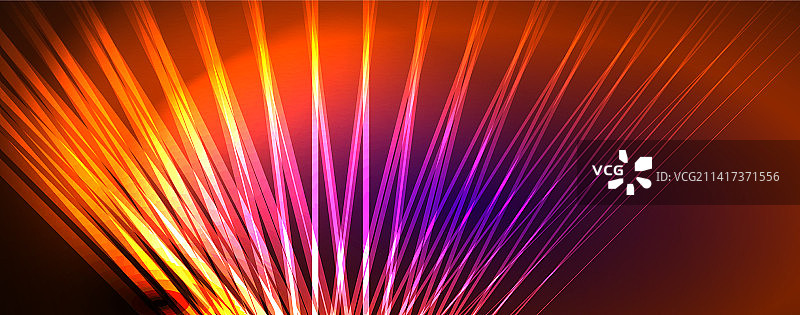 光束霓虹灯线条抽象的背景图片素材