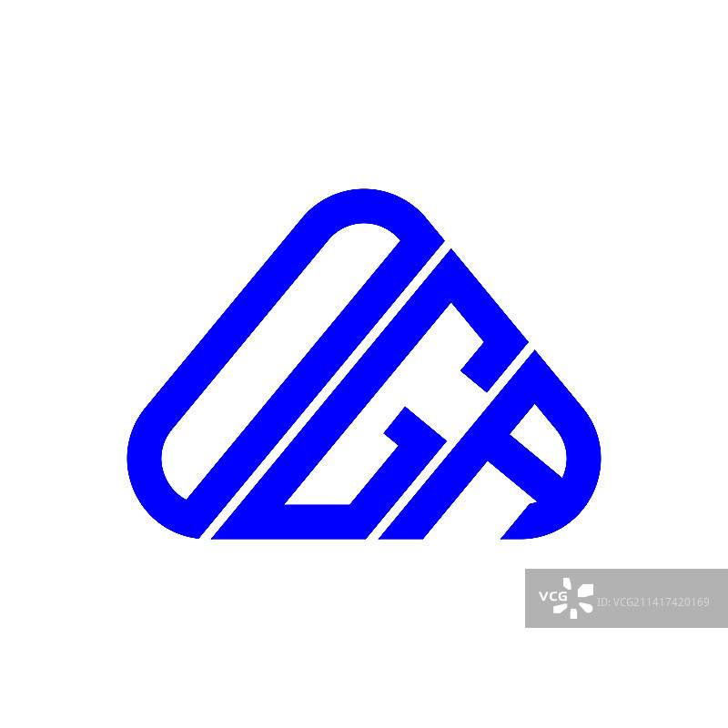 字母OGA标志创意设计图片素材