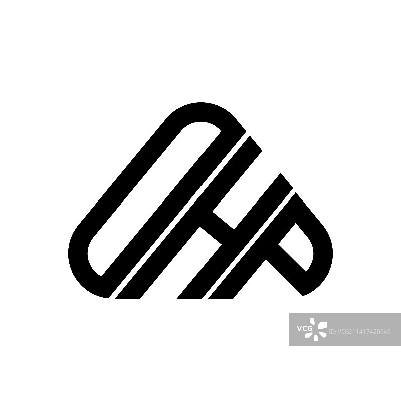 字母OHP创意图形设计图片素材