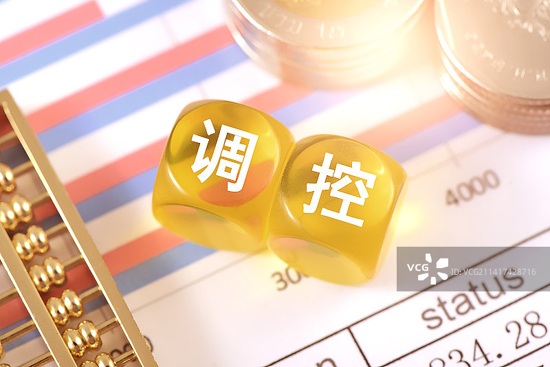 图表上的文字积木调控图片素材