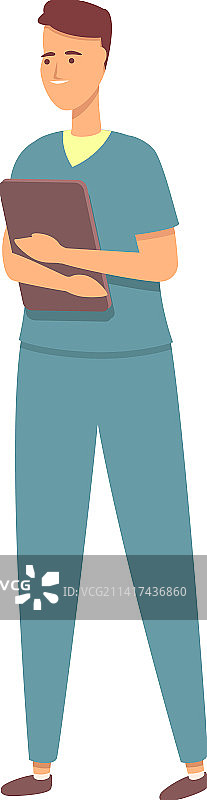 理疗师卡通图标图片素材