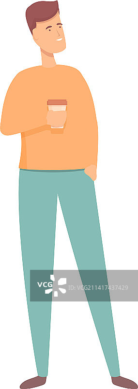 放松的学生图标卡通技能疗法图片素材