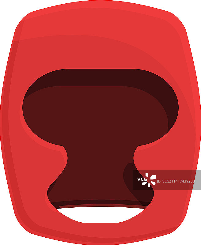 红色头盔卡通拳击运动图标图片素材