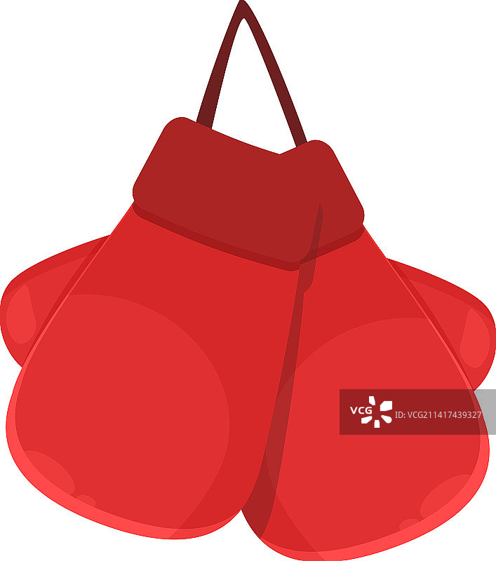 卡通拳击冠军手套图标图片素材