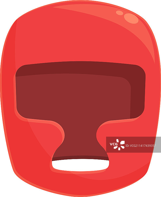 卡通运动拳击头盔图标图片素材