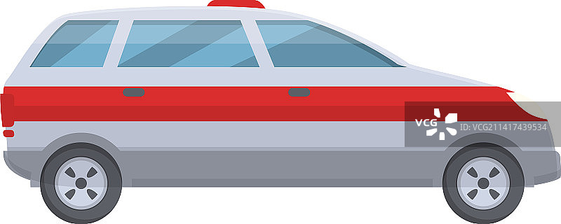 卡通紧急车辆闹钟图标图片素材