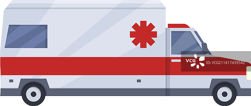 床救护车图标卡通急救图片素材
