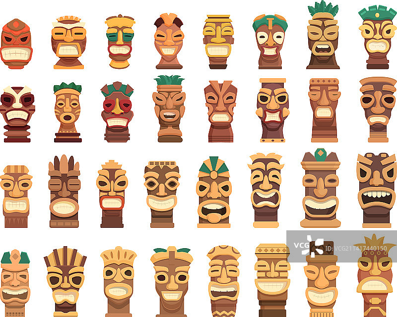 图腾图标卡通石祭坛图片素材