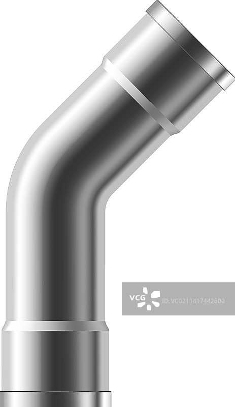 逼真的管角组合图片素材