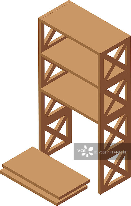 家具木制图标2.5D图片素材