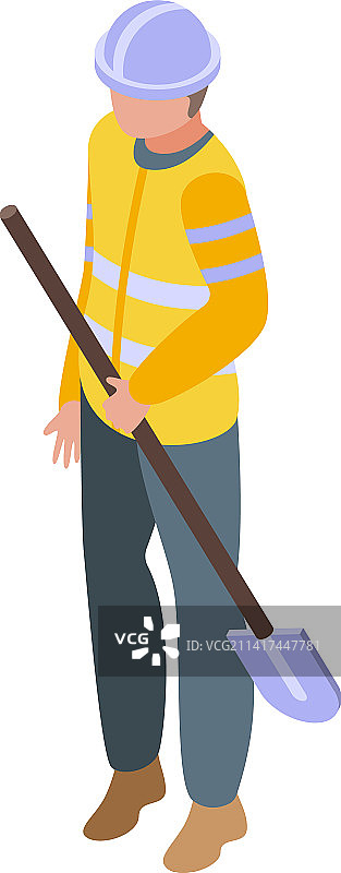 2.5D矿工金矿图标图片素材