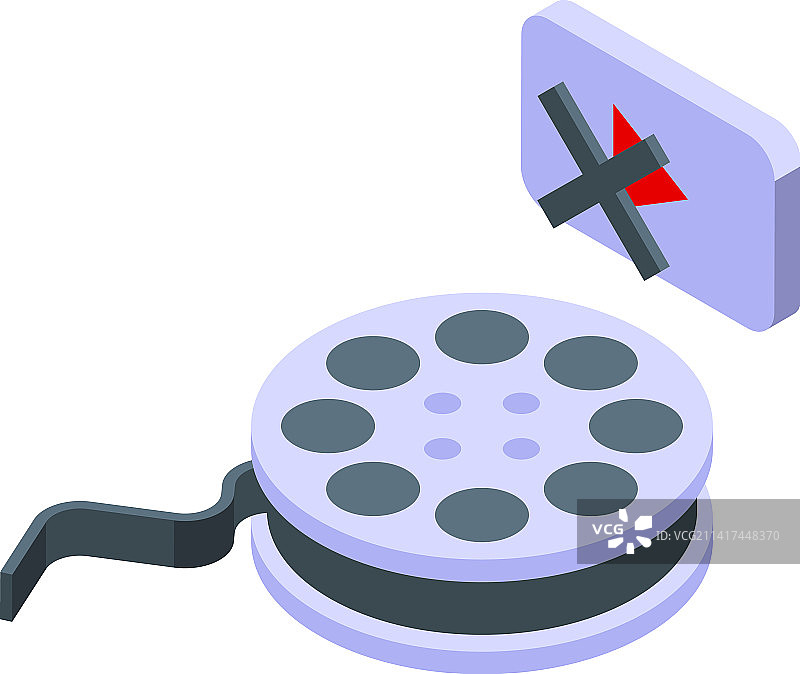 视频错误图标2.5D，网络连接丢失图片素材